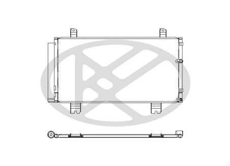 RADIATOR CLIMATIZARE KOYORAD CD010511M - Compatibil cu LEXUS