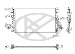 Radiator racire motor KOYORAD PL463507