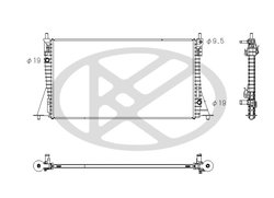 RADIATOR RACIRE MOTOR KOYORAD PL323943 - Piesa auto compatibila cu mai multe marci