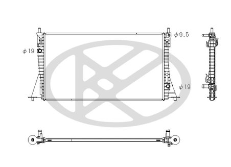 Radiator racire motor KOYORAD PL323943