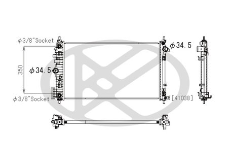 Radiator racire motor KOYORAD PL312574