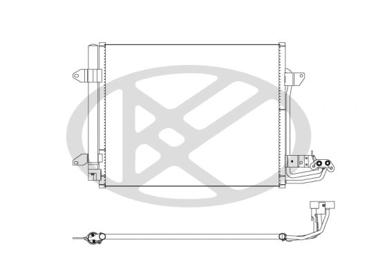 RADIATOR CLIMATIZARE KOYORAD CD450650 - Compatibil cu VW