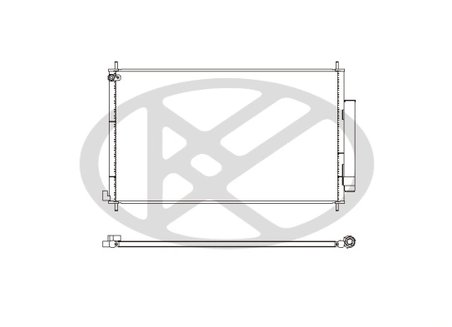RADIATOR CLIMATIZARE KOYORAD CD080607M - Compatibil cu HONDA