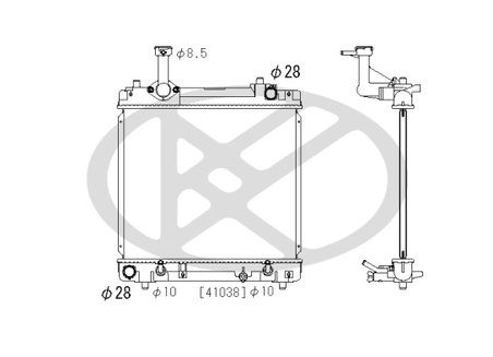 Radiator racire motor KOYORAD PL102470