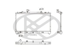 Radiator racire motor KOYORAD PL062747