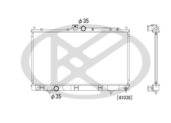 Radiator racire motor KOYORAD PL032011
