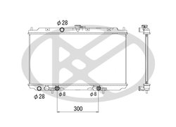 RADIATOR RACIRE MOTOR KOYORAD PL021776 - Compatibil cu NISSAN