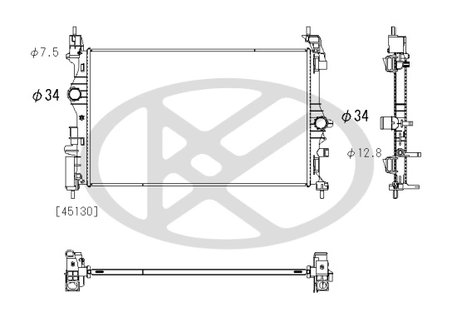 Radiator racire motor KOYORAD PL463784