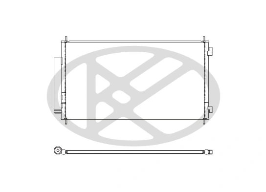 RADIATOR CLIMATIZARE KOYORAD CD080388M - Compatibil cu HONDA