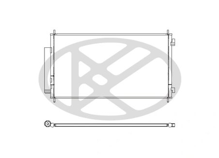 RADIATOR CLIMATIZARE KOYORAD CD080388M - Compatibil cu HONDA