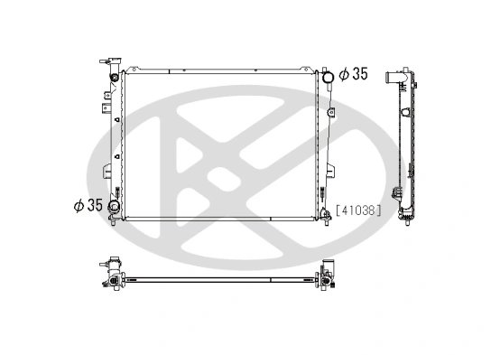 Radiator racire motor KOYORAD PL822457