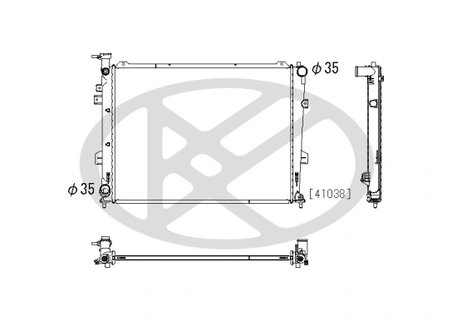 Radiator racire motor KOYORAD PL822457