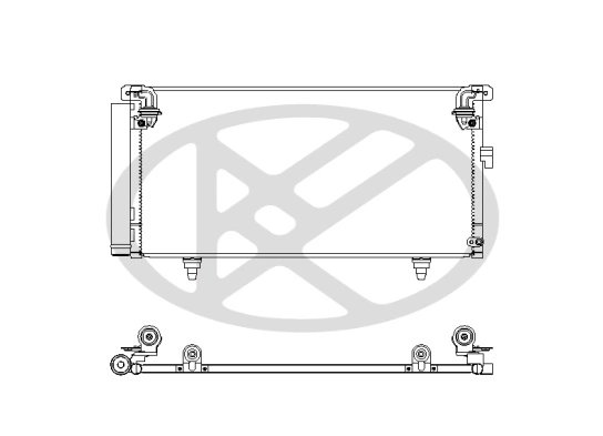 RADIATOR CLIMATIZARE KOYORAD CD090397M - Piesa auto compatibila cu mai multe marci