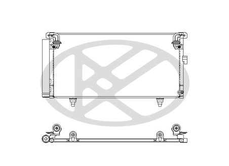 RADIATOR CLIMATIZARE KOYORAD CD090397M - Piesa auto compatibila cu mai multe marci