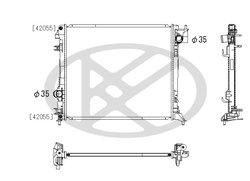 Radiator racire motor KOYORAD PL023499