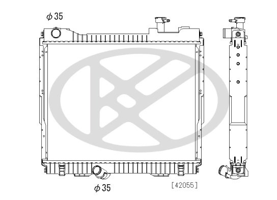 Radiator racire motor KOYORAD PL023261