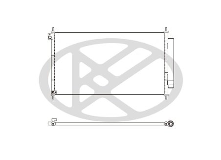 RADIATOR CLIMATIZARE KOYORAD CD080597 - Compatibil cu HONDA
