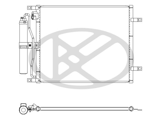 RADIATOR CLIMATIZARE KOYORAD CD021014 - Compatibil cu NISSAN