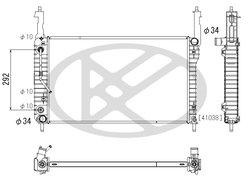 Radiator racire motor KOYORAD PL313203