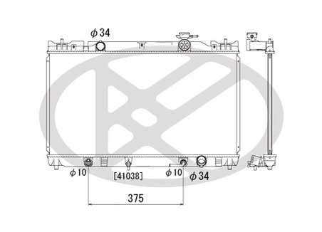 RADIATOR RACIRE MOTOR KOYORAD PL011251 - Compatibil cu TOYOTA
