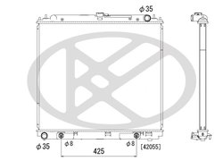 Radiator racire motor KOYORAD PL021966