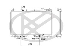 RADIATOR RACIRE MOTOR KOYORAD PL081222 - Compatibil cu HONDA