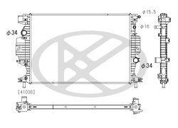 Radiator racire motor KOYORAD PL323421