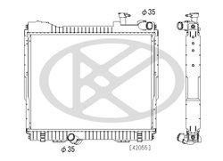 Radiator racire motor KOYORAD PL023260