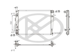 RADIATOR RACIRE MOTOR KOYORAD PL812655 - Piesa auto compatibila cu mai multe marci