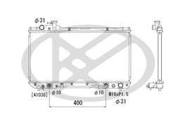 Radiator racire motor KOYORAD PL010402