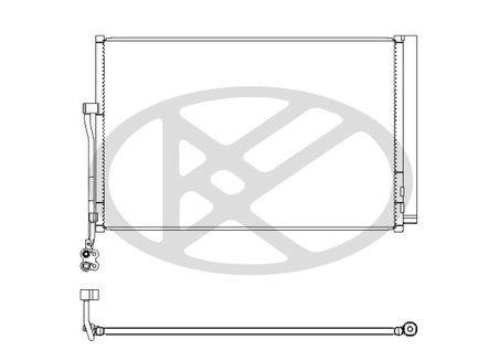 RADIATOR CLIMATIZARE KOYORAD CD451131 - Piesa auto compatibila cu mai multe marci