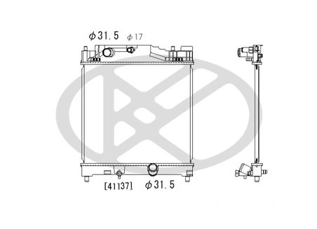 Radiator racire motor KOYORAD PL012471
