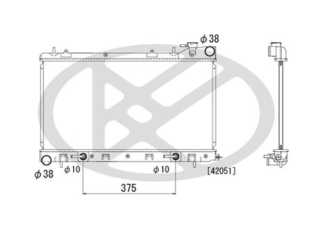 Radiator racire motor KOYORAD PL092216