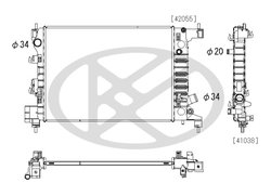 RADIATOR RACIRE MOTOR KOYORAD PL313209 - Compatibil cu CHEVROLET