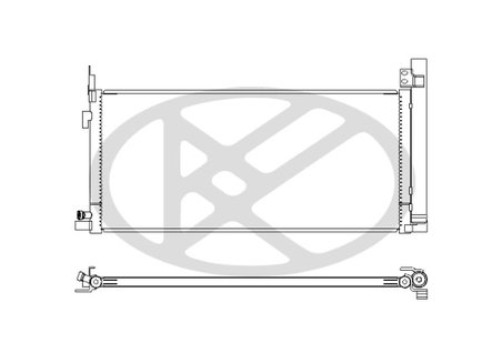 RADIATOR CLIMATIZARE KOYORAD CD011325 - Compatibil cu TOYOTA