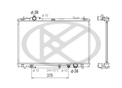 Radiator racire motor KOYORAD PL012322