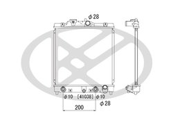 Radiator racire motor KOYORAD PL080293T