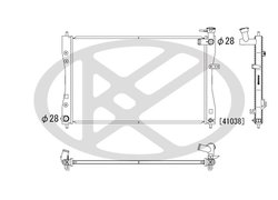 RADIATOR RACIRE MOTOR KOYORAD PL031942 - Compatibil cu MITSUBISHI, SMART