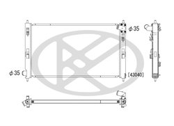 Radiator racire motor KOYORAD PL032037