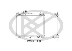 Radiator racire motor KOYORAD PL011952