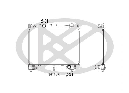 Radiator racire motor KOYORAD PL011952