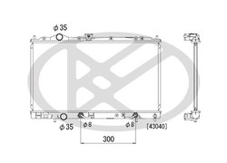 RADIATOR RACIRE MOTOR KOYORAD PL031836 - Compatibil cu MITSUBISHI