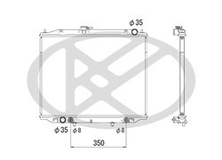 Radiator racire motor KOYORAD PL021848