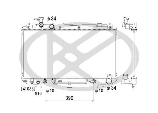 Radiator racire motor KOYORAD PL010984