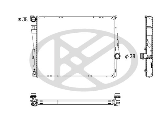 Radiator racire motor KOYORAD PL422857R