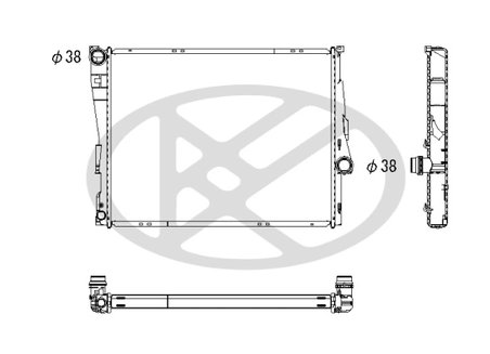 Radiator racire motor KOYORAD PL422857R