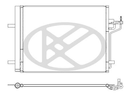 RADIATOR CLIMATIZARE KOYORAD CD320991 - Piesa auto compatibila cu mai multe marci