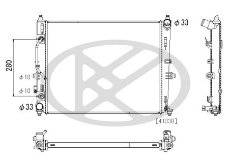 RADIATOR RACIRE MOTOR KOYORAD PL513472 - Piesa auto compatibila cu mai multe marci