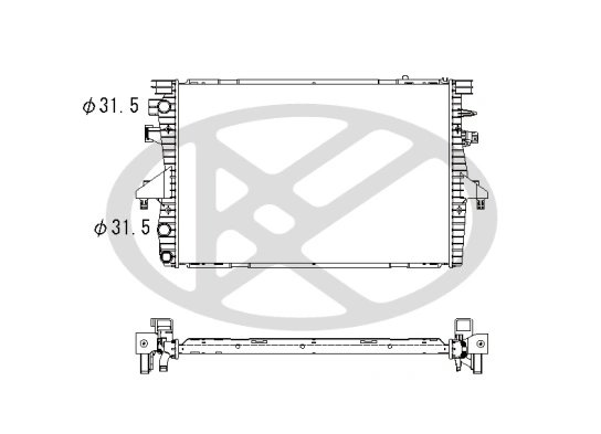 RADIATOR RACIRE MOTOR KOYORAD PL452396R - Compatibil cu VW