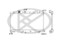 Radiator racire motor KOYORAD PL092154